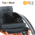 Topmedi Medical Equipment Sports Silla de silla de ruedas de baloncesto de aluminio para el guardia de baloncesto